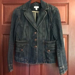 Ann Taylor Loft Jean Jacket/Blazer Size 10